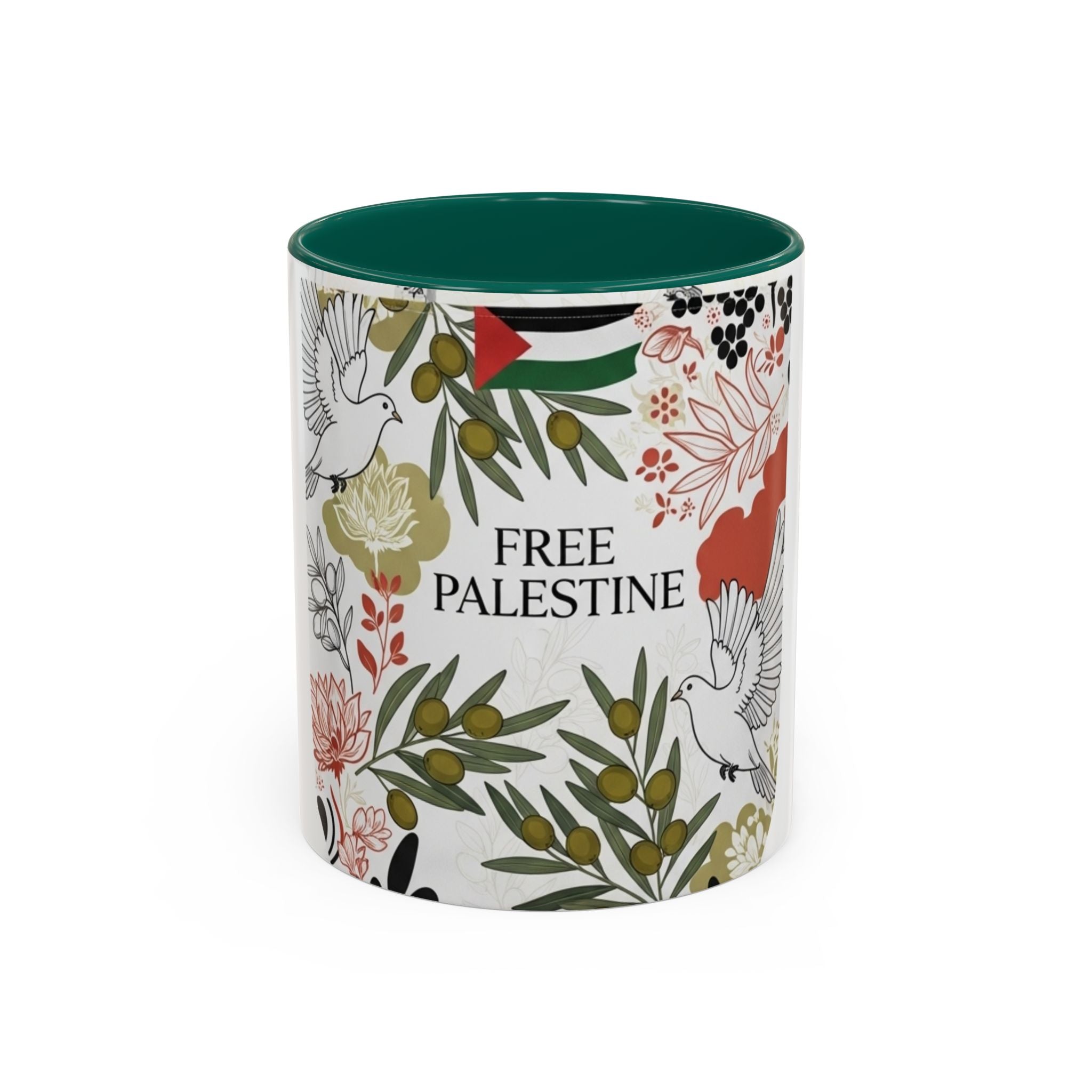 Free Palestine Colorful Mugs (11oz, 15oz)