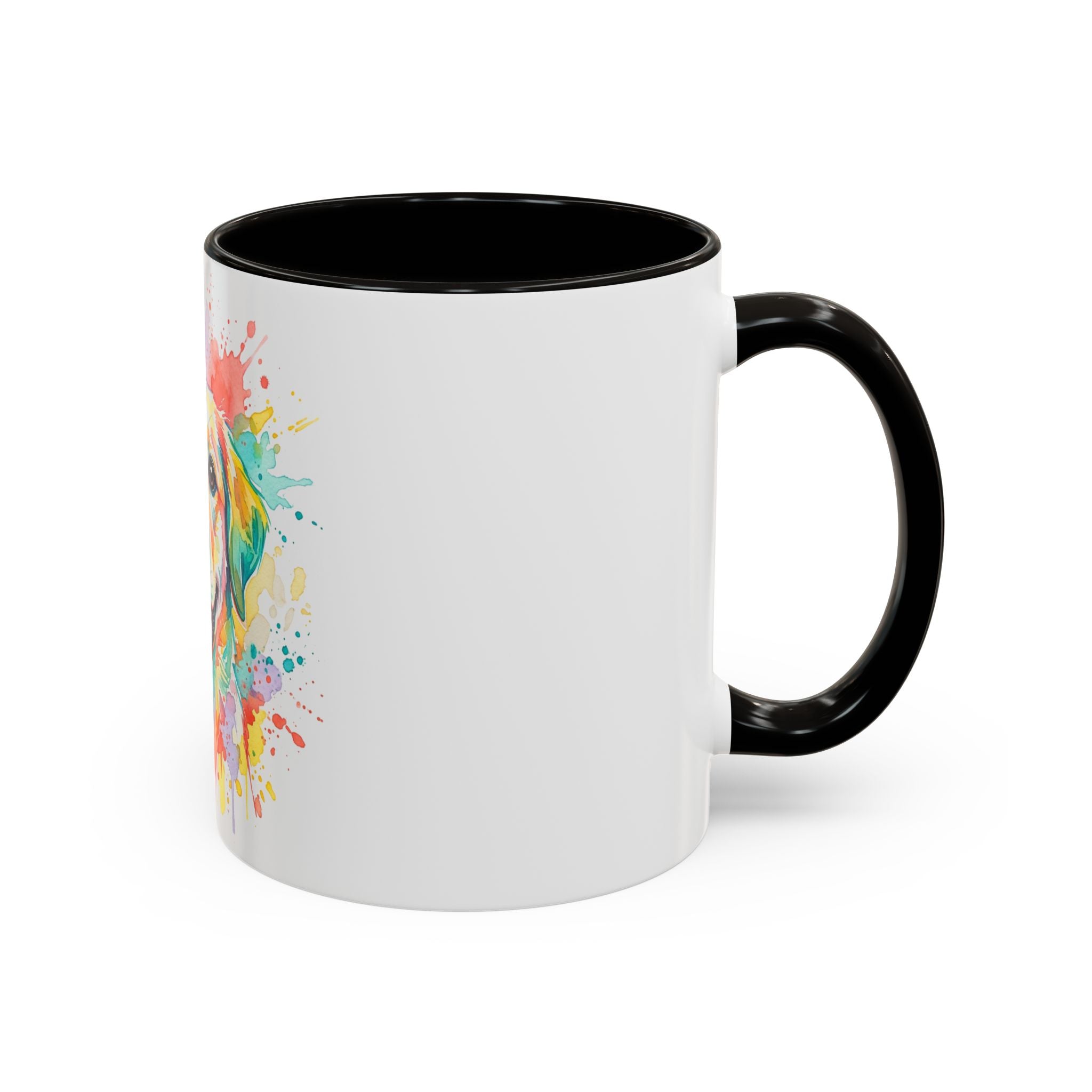 Colorful Watercolor Lab Dog Coffee Mug (11oz/15oz)