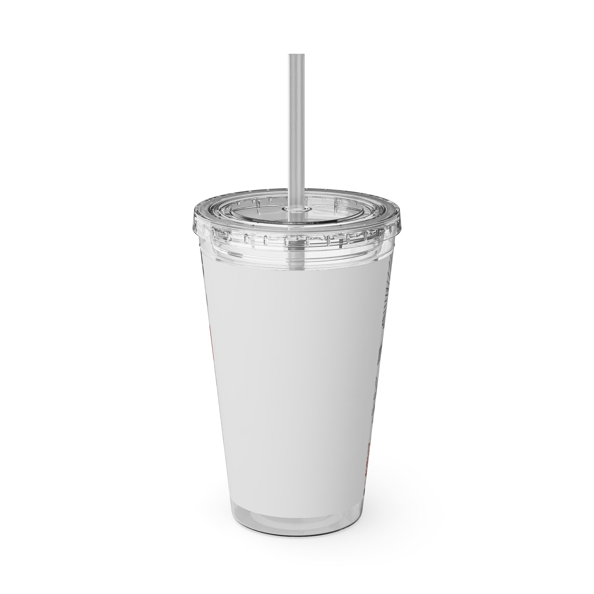 Free Palestine Sunsplash Tumbler with Straw, 16oz