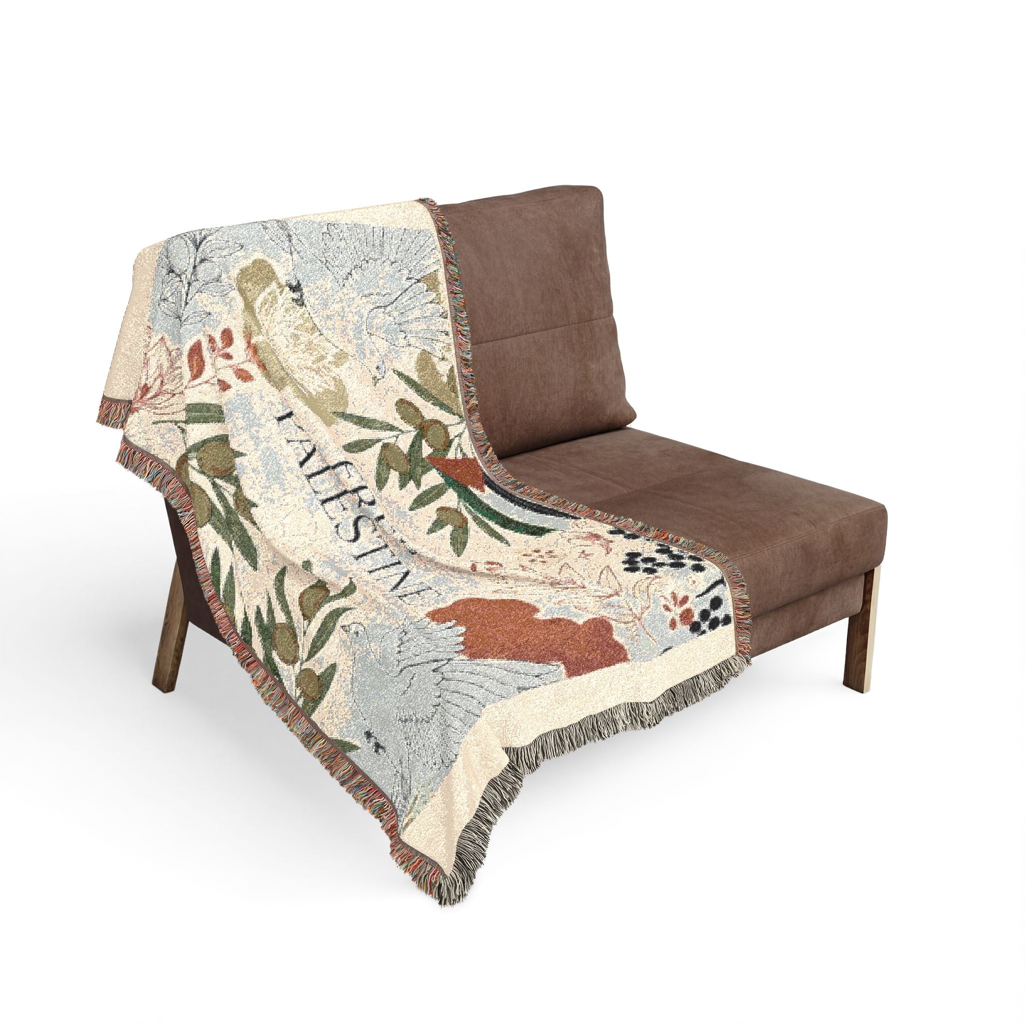 Free Palestine Woven Blanket