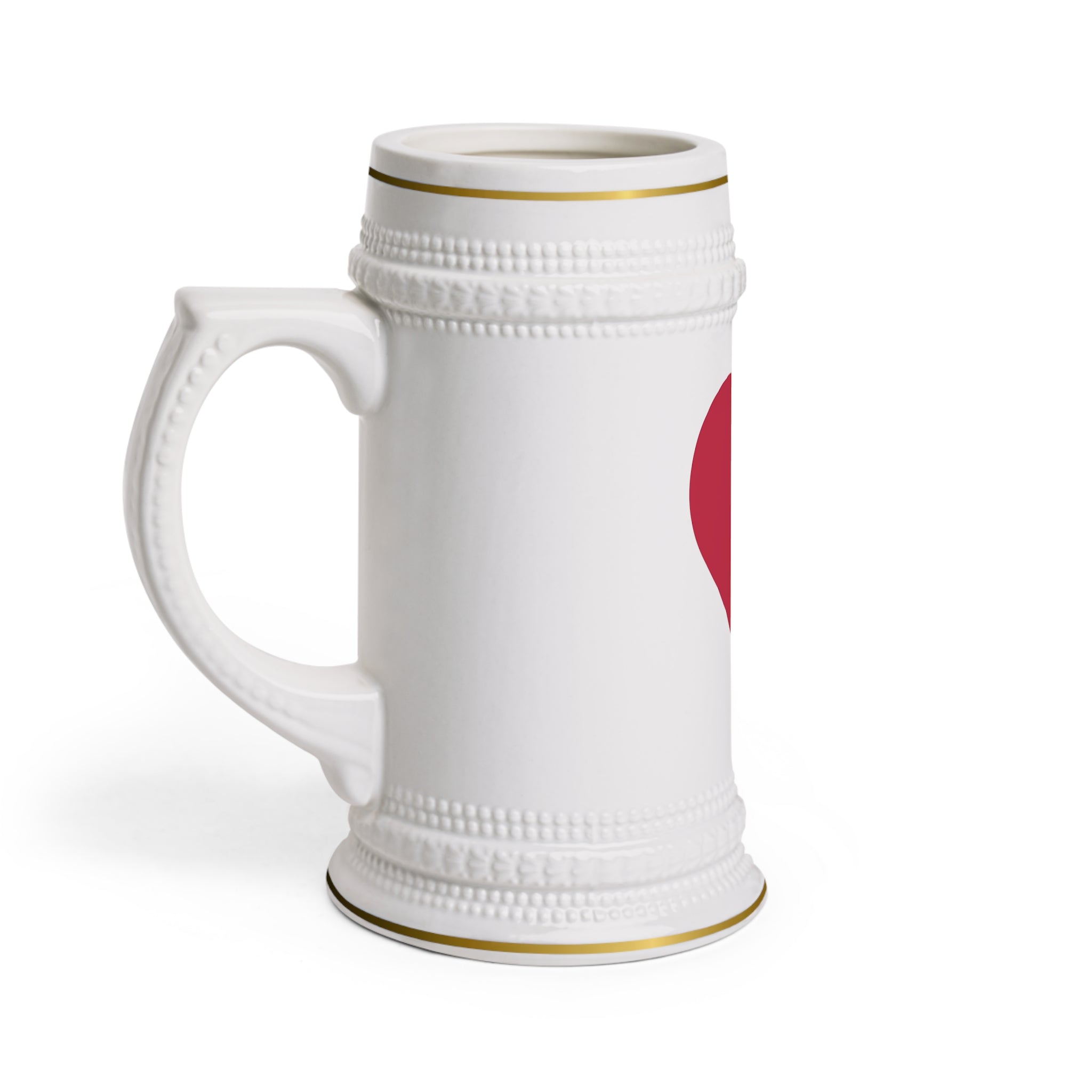 Beer Stein Mug – "You Are Literally the Only Person I Like" Heart Beer Stein, Funny Valentine’s Day Gift