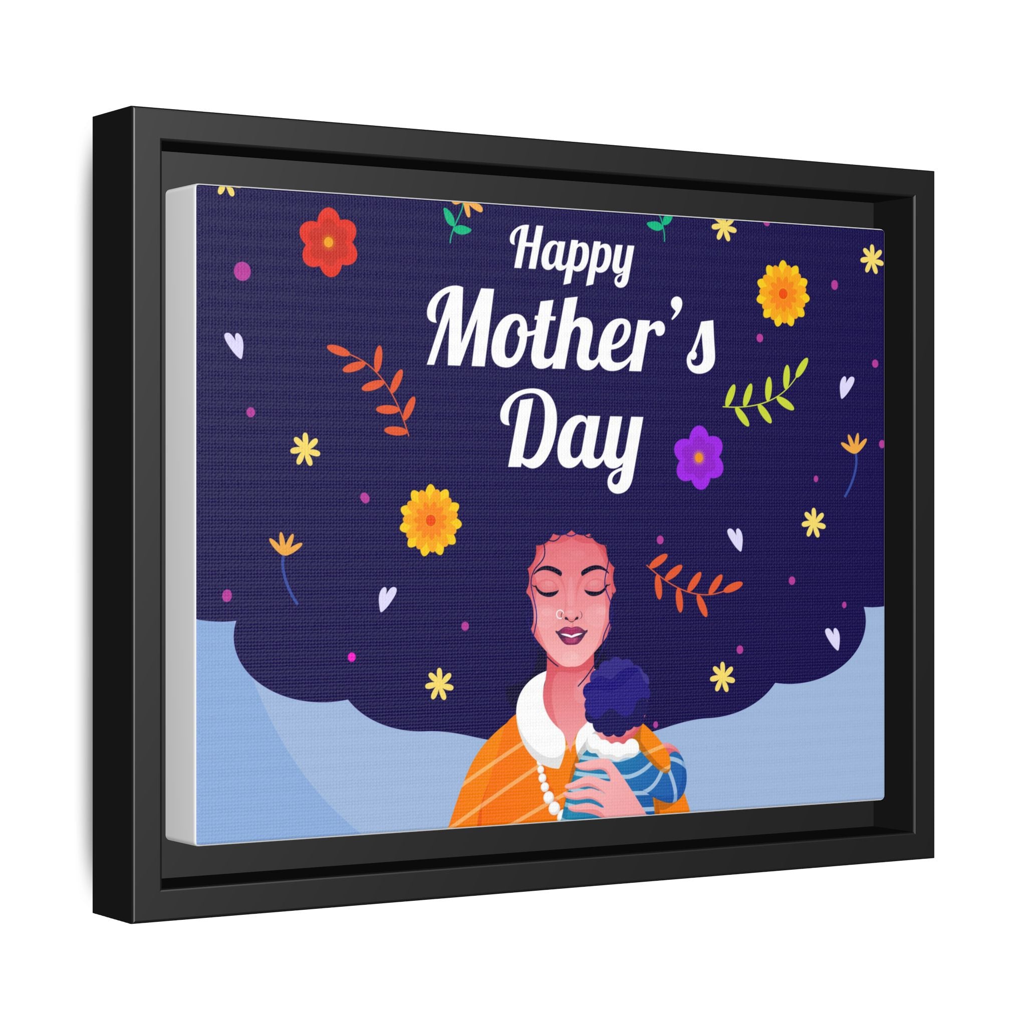 Happy Mother's Day Framed Canvas Print