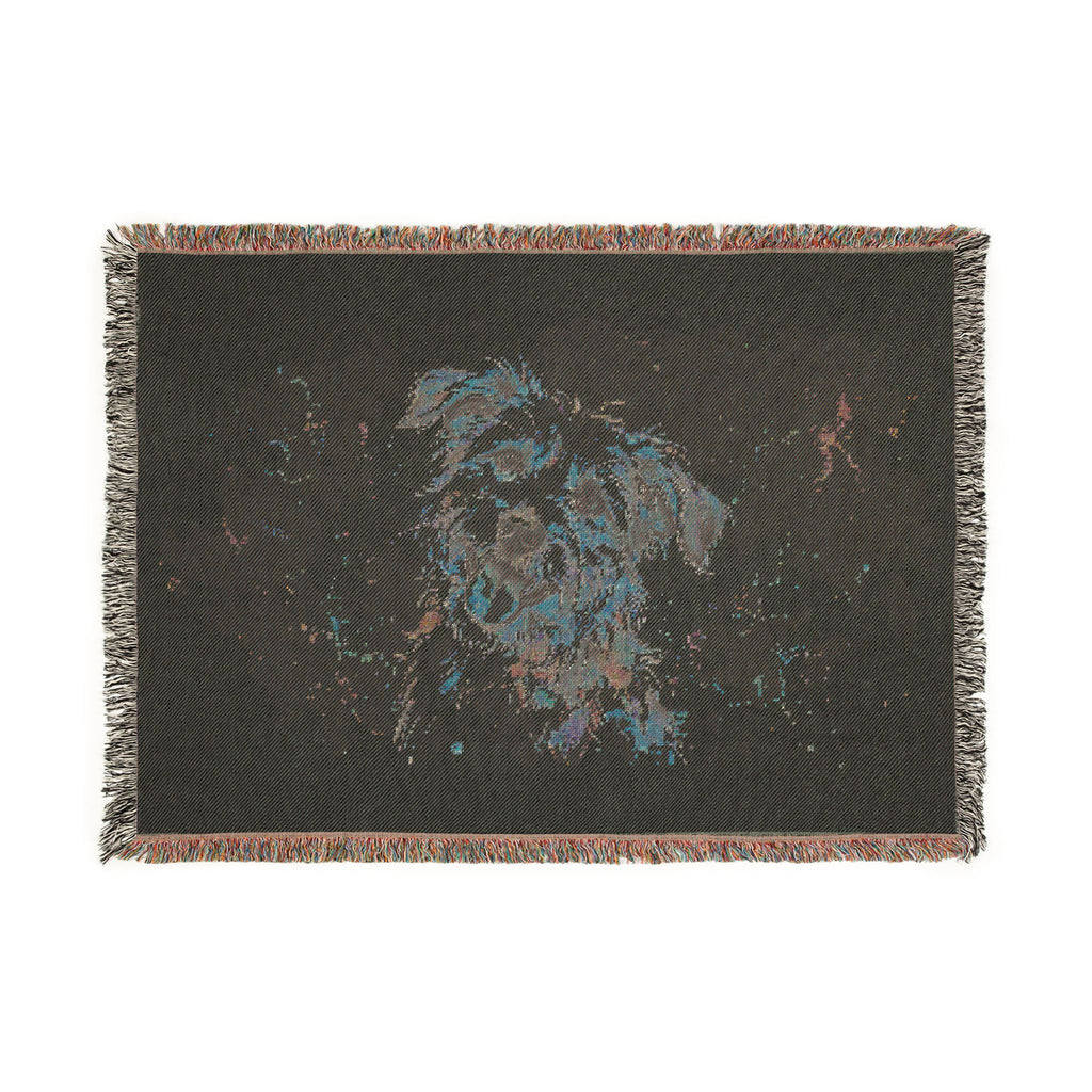 Cute Dog Woven Blanket