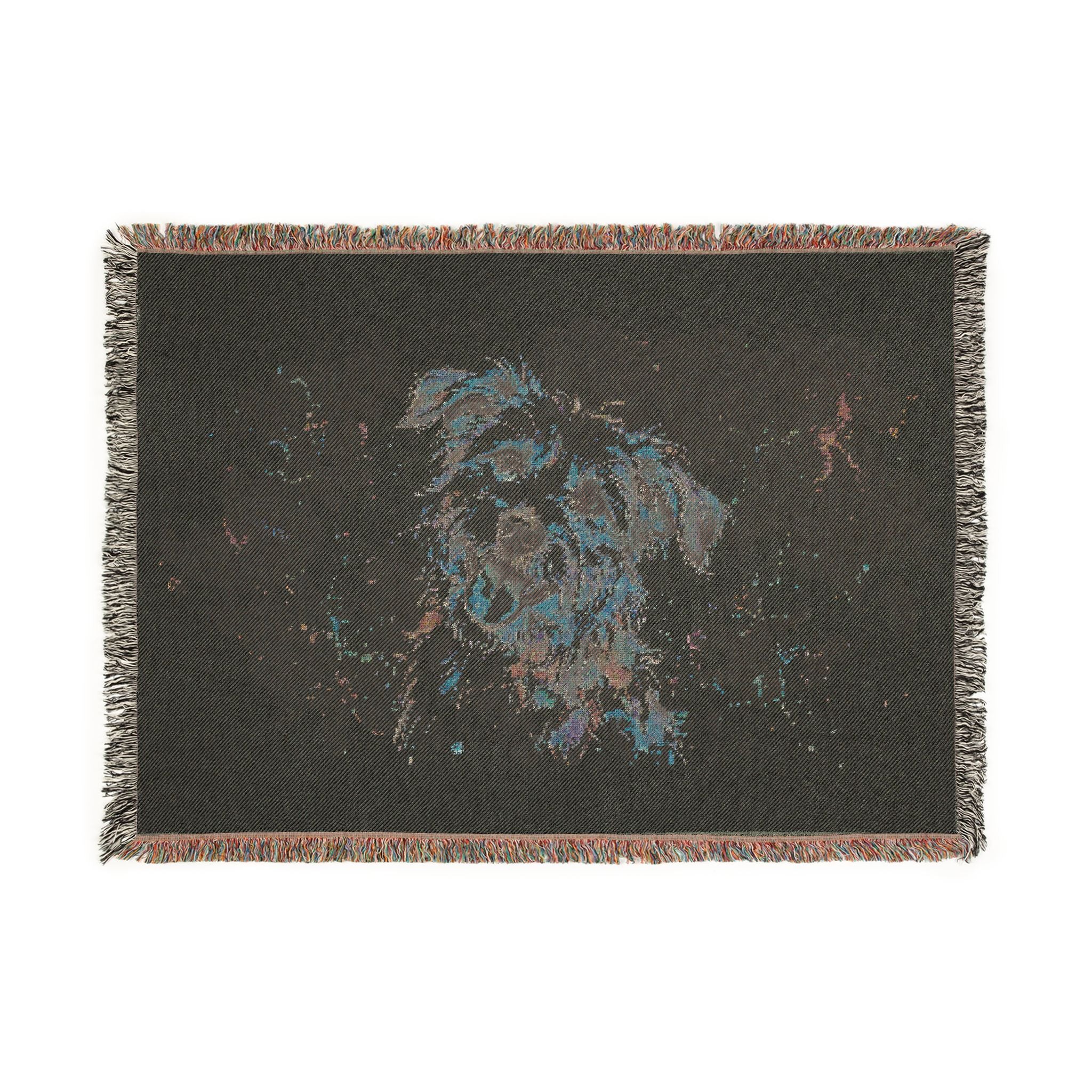 Cute Dog Woven Blanket