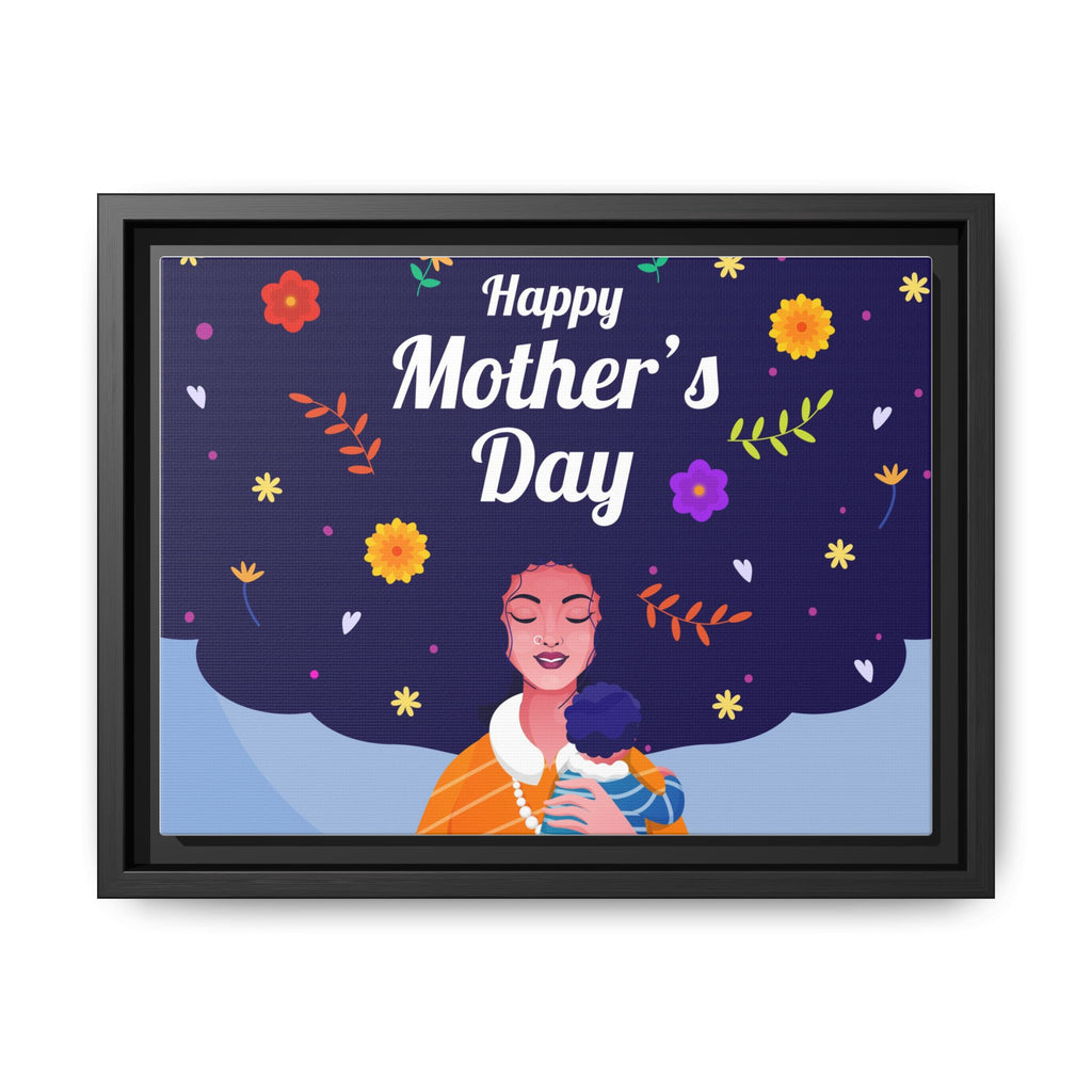 Happy Mother's Day Framed Canvas Print