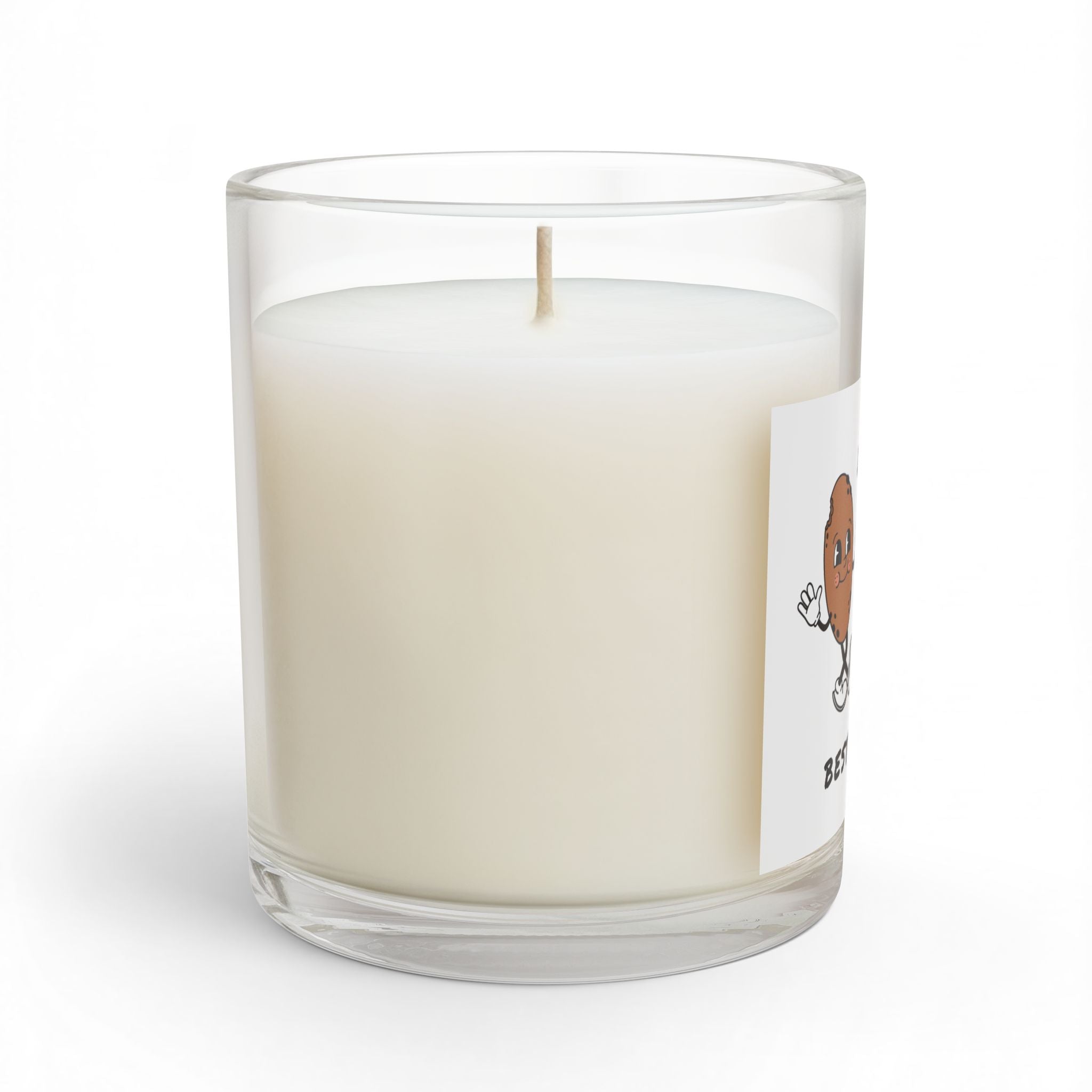 Best Friends Coffee & Donut Glass Candle — Cute Novelty 11oz Gift