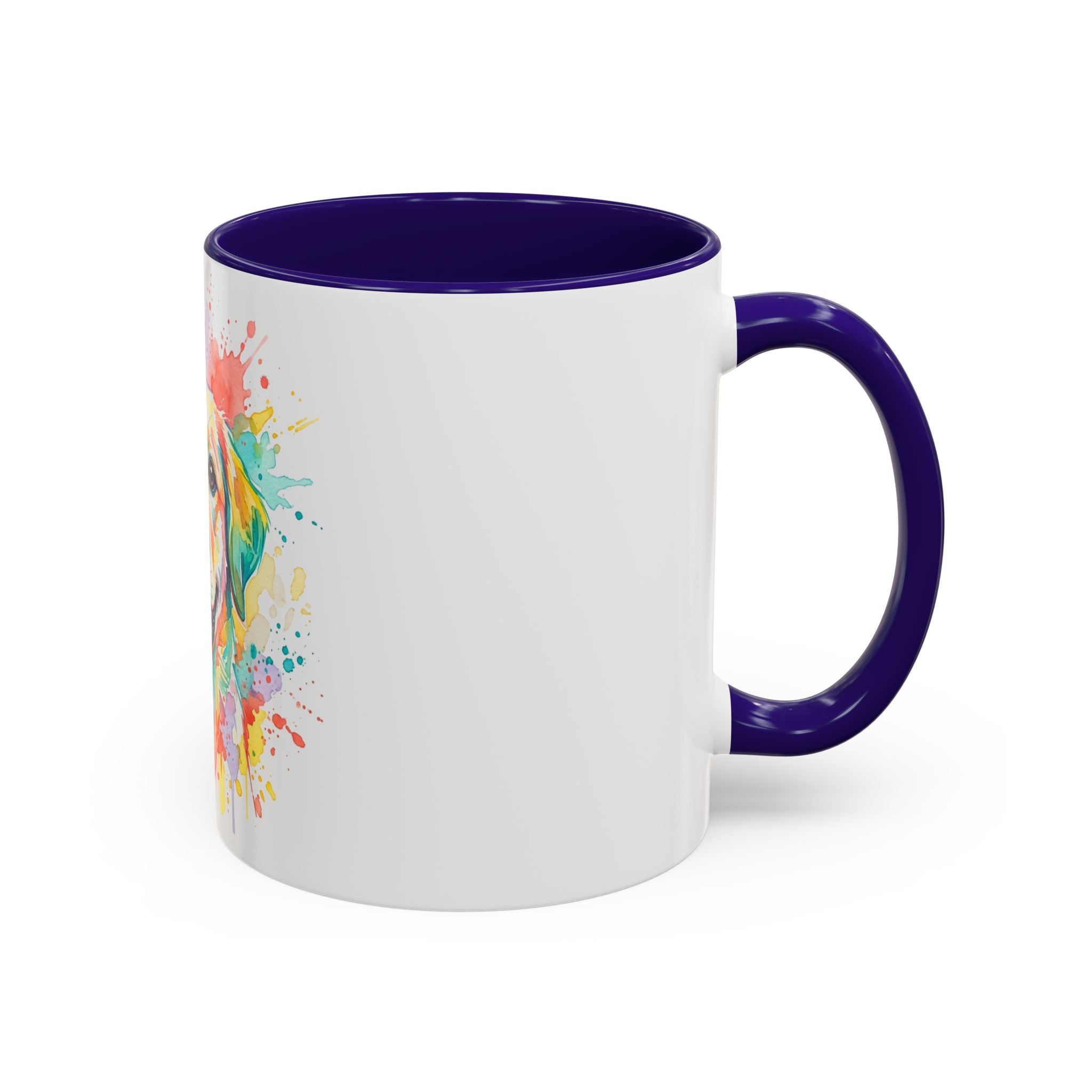 Colorful Watercolor Lab Dog Coffee Mug (11oz/15oz)