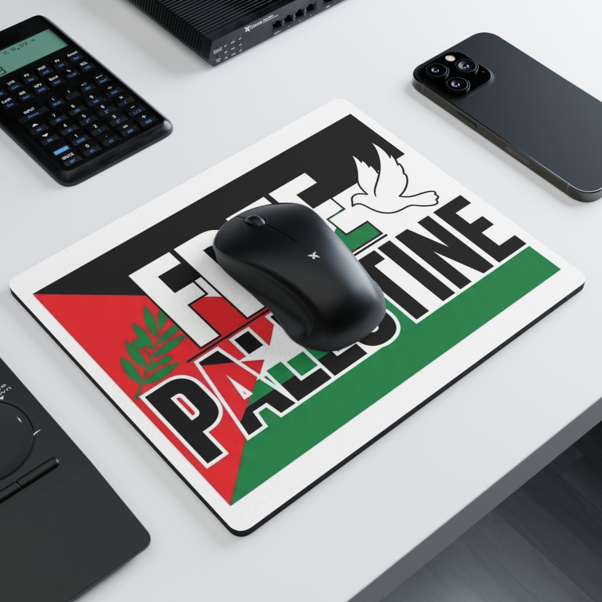 Free Palestine Rectangular Mouse Pad