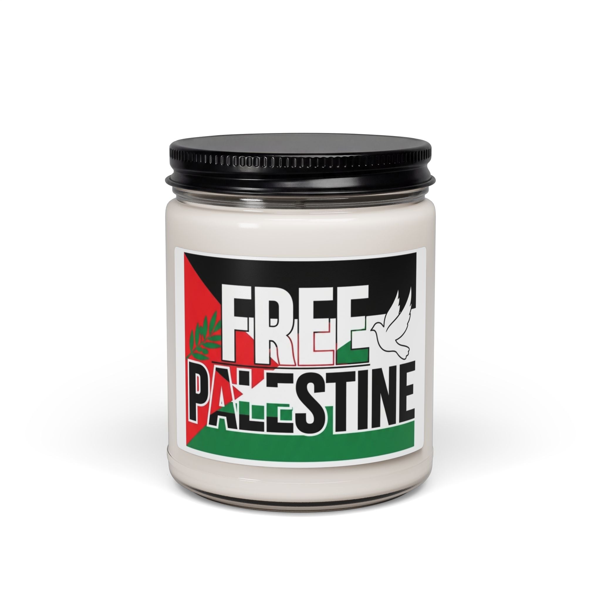Free Palestine Scented Soy Candle, 9oz
