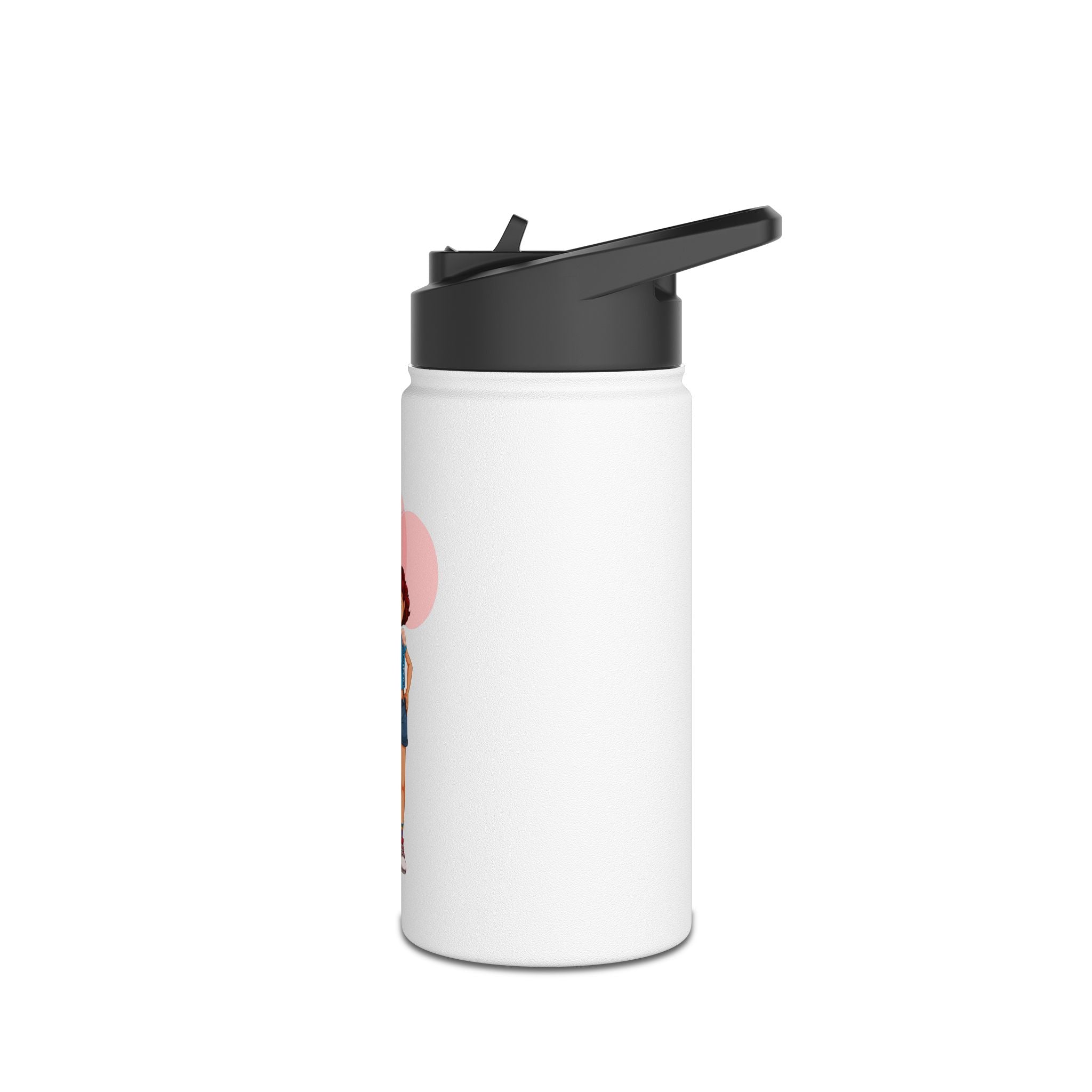 Best Friend Duo Stainless Steel Water Bottle — Cute Girlfriend Illustration