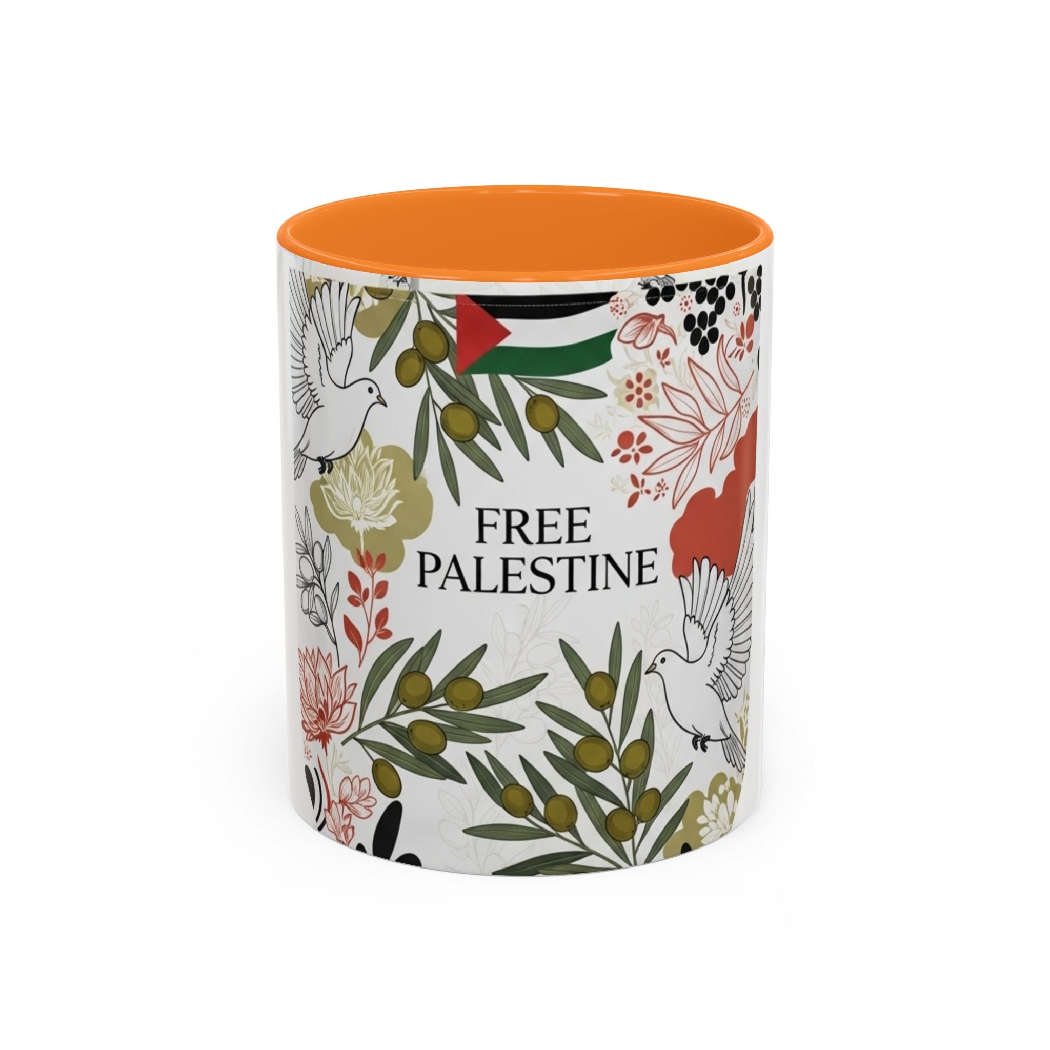 Free Palestine Colorful Mugs (11oz, 15oz)
