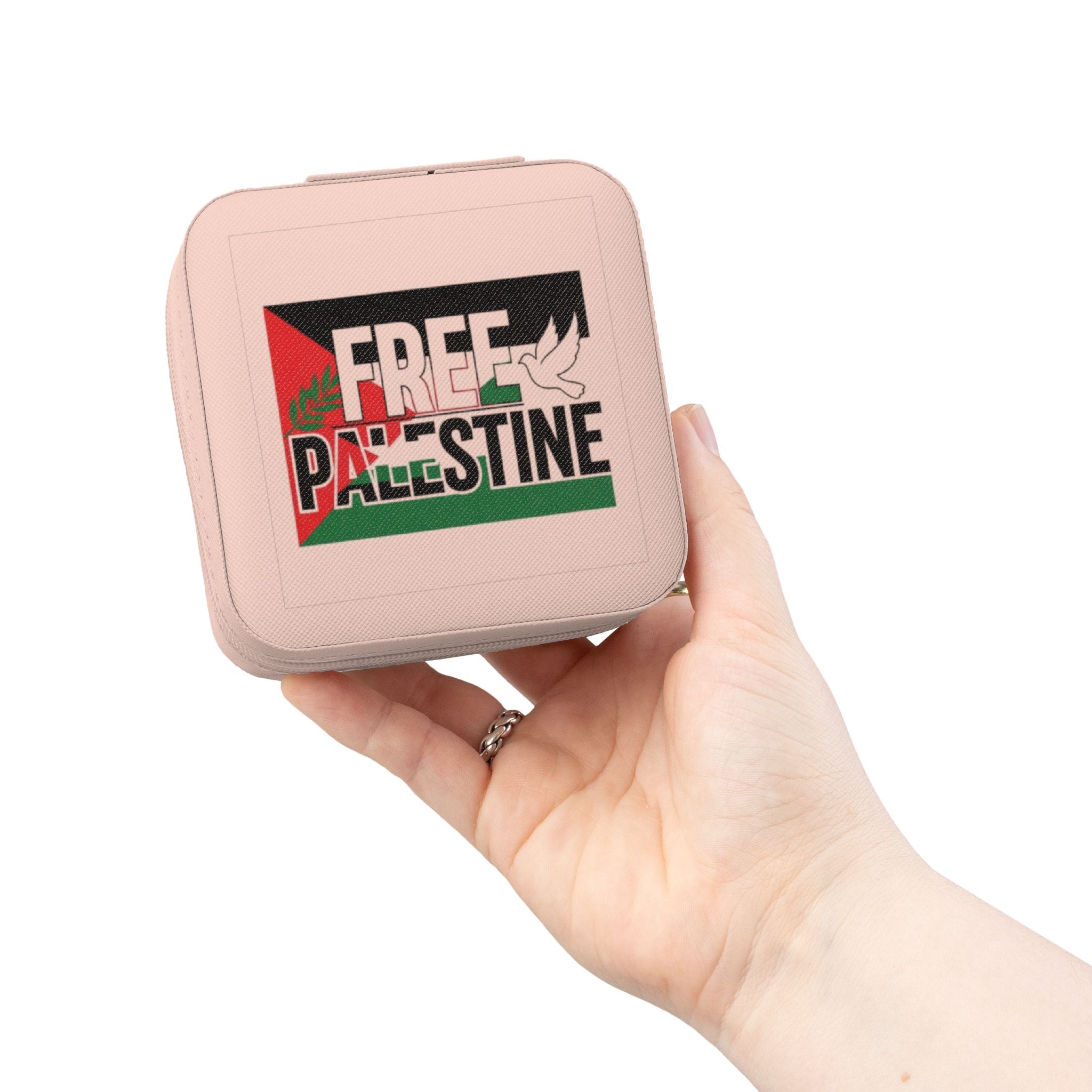Free Palestine Jewelry Travel Case