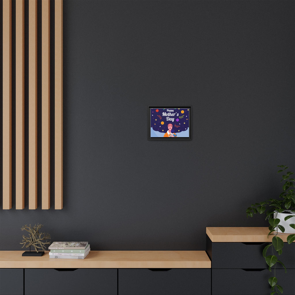 Happy Mother's Day Framed Canvas Print