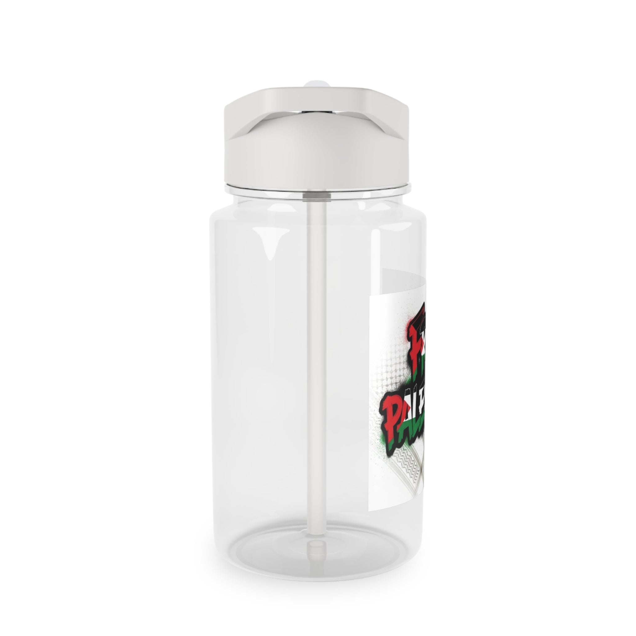 Free Palestine Tritan Water Bottle