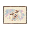 Cute Dog Woven Blanket