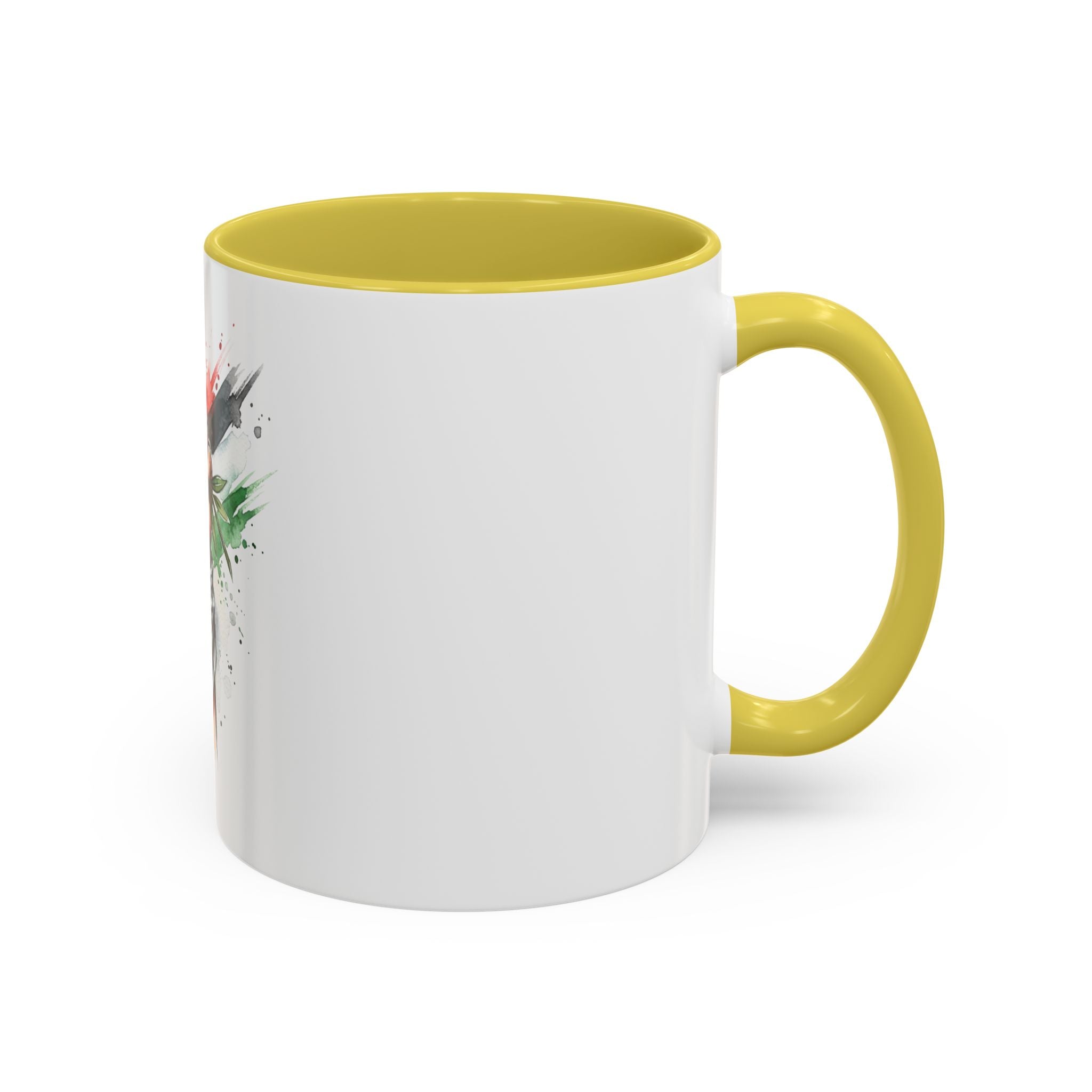 Free Palestine Protest Fist Mug — Olive Branch & Keffiyeh 11oz/15oz
