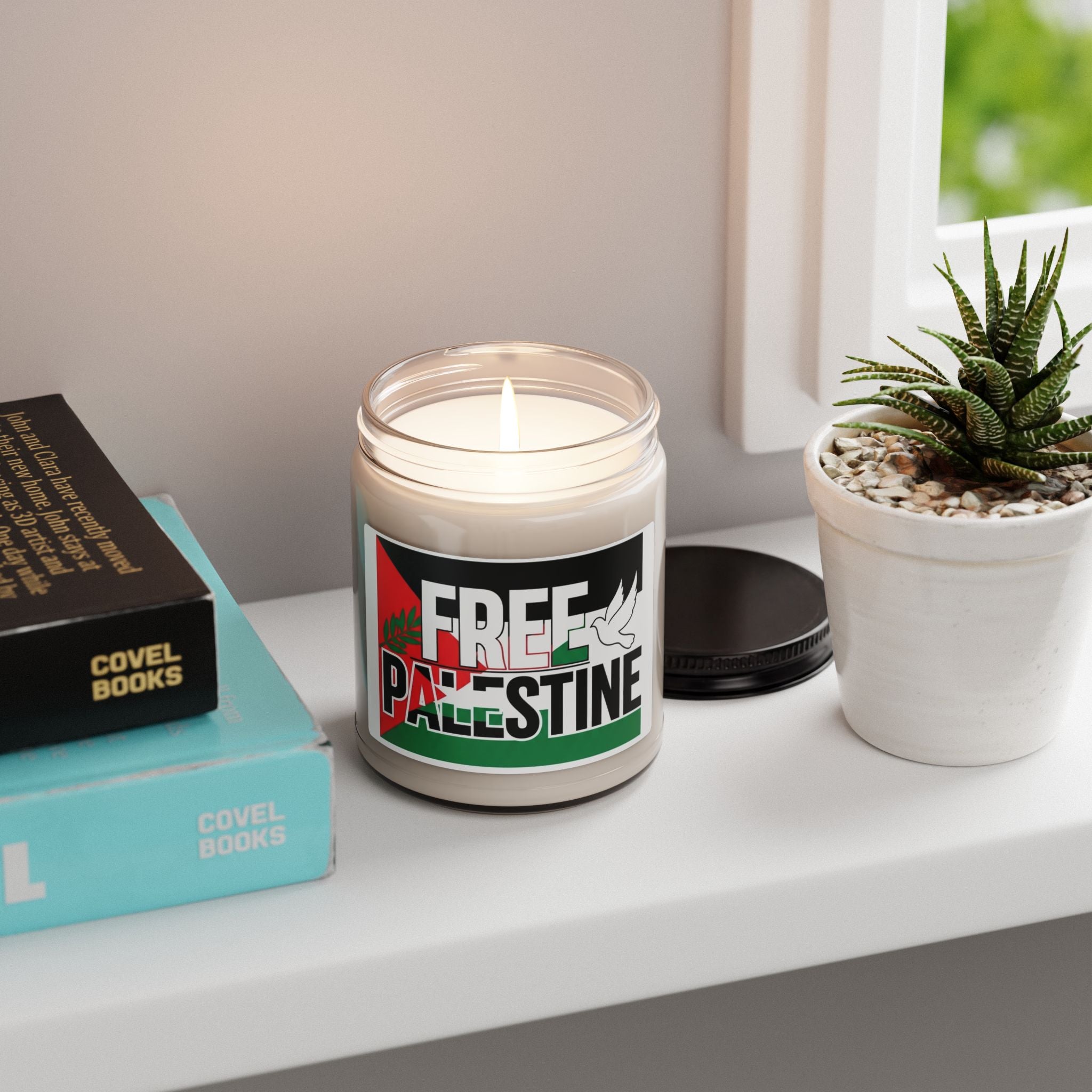 Free Palestine Scented Soy Candle, 9oz