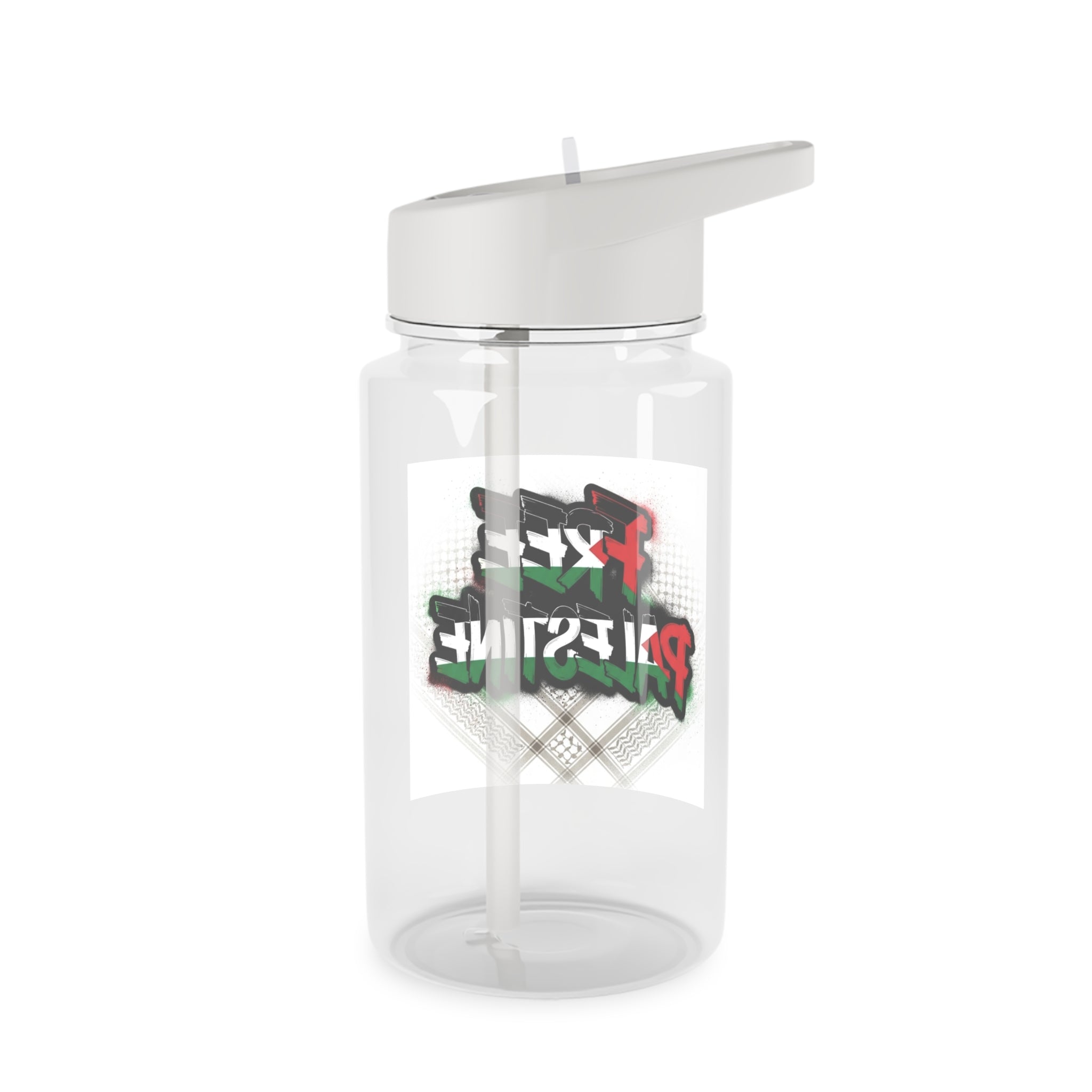 Free Palestine Tritan Water Bottle