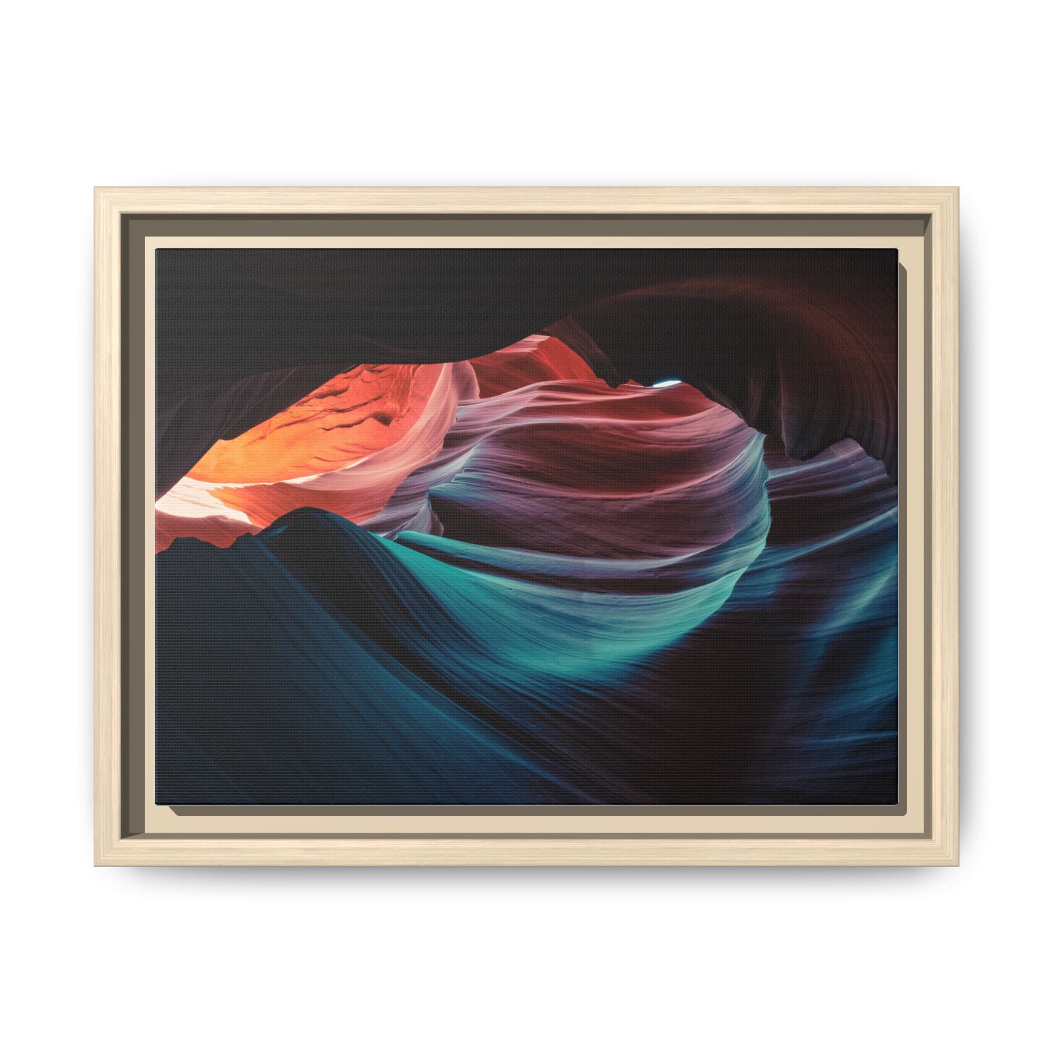 Golden Light Rays in Antelope Canyon | Nature Landscape Wall Decor