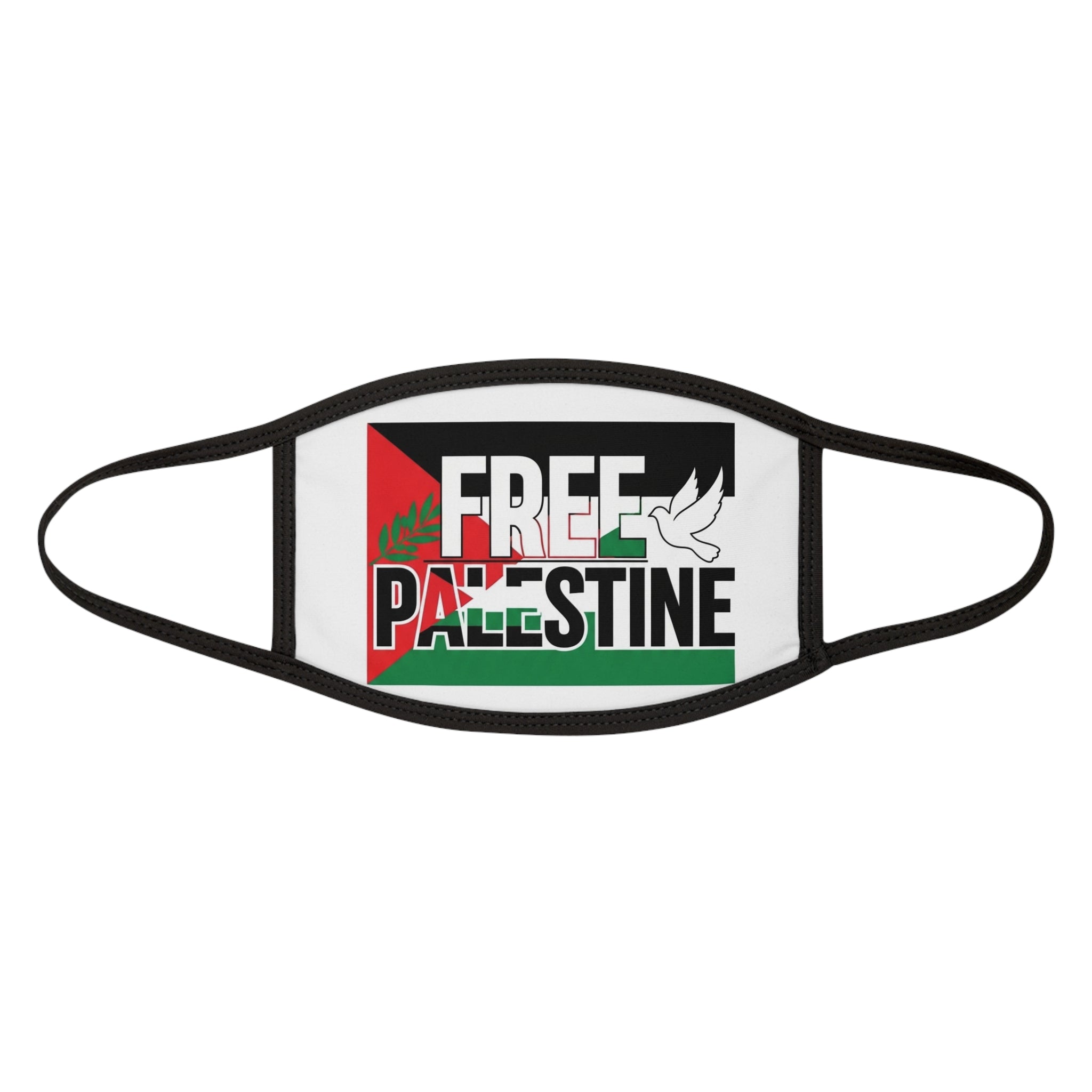 Free Palestine Mixed-Fabric Face Mask
