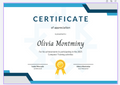 Certificate of Appreciation Canva Template – Editable Award Certificate Digital Download